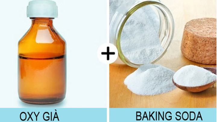 Cách tẩy vết dầu mỡ trên áo với hỗn hợp Baking Soda và dung dịch Oxy già an toàn